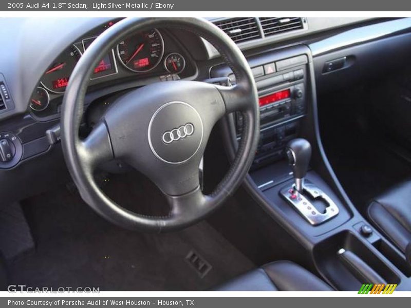 Light Silver Metallic / Ebony 2005 Audi A4 1.8T Sedan