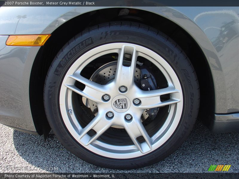Meteor Grey Metallic / Black 2007 Porsche Boxster
