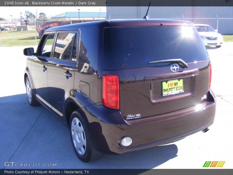 Blackberry Crush Metallic / Dark Gray 2008 Scion xB