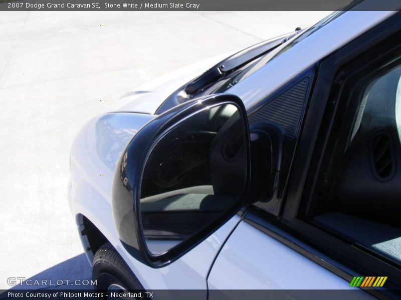 Stone White / Medium Slate Gray 2007 Dodge Grand Caravan SE