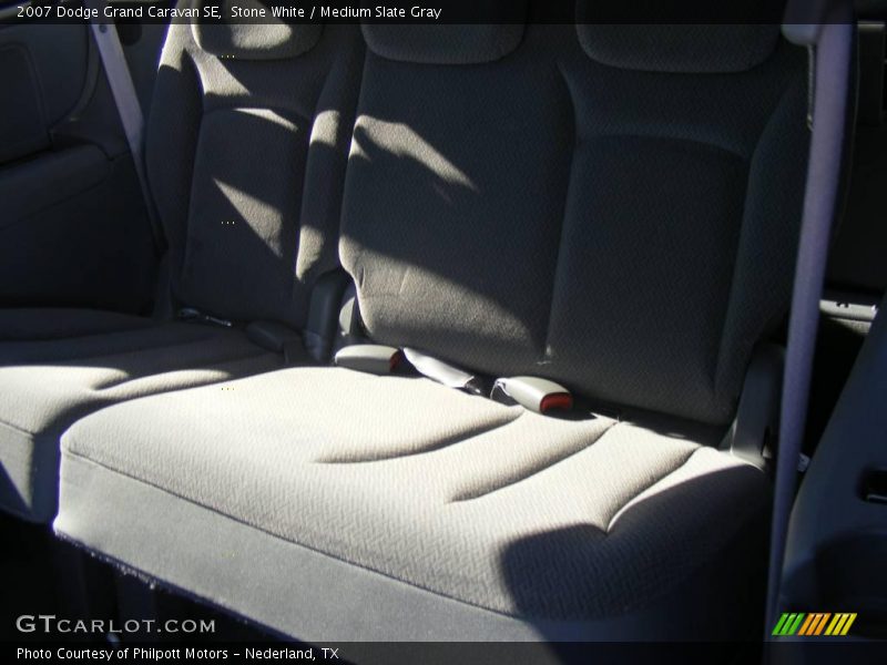 Stone White / Medium Slate Gray 2007 Dodge Grand Caravan SE