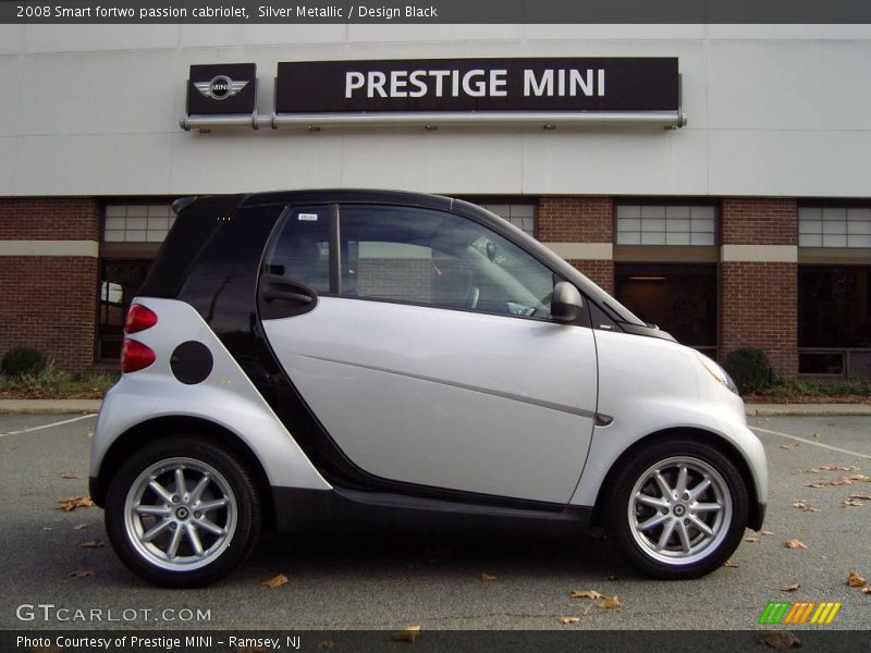 Silver Metallic / Design Black 2008 Smart fortwo passion cabriolet