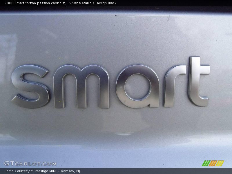 Silver Metallic / Design Black 2008 Smart fortwo passion cabriolet