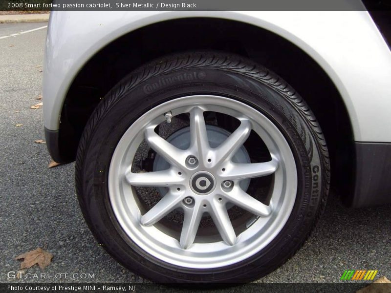 Silver Metallic / Design Black 2008 Smart fortwo passion cabriolet