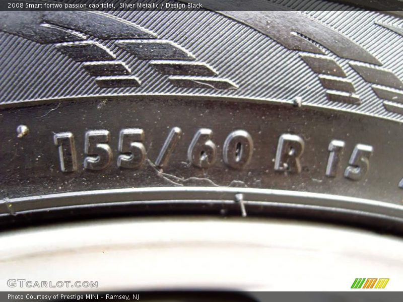Silver Metallic / Design Black 2008 Smart fortwo passion cabriolet
