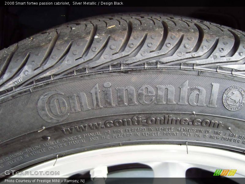 Silver Metallic / Design Black 2008 Smart fortwo passion cabriolet