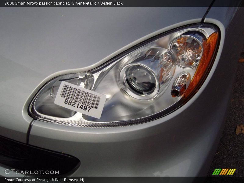 Silver Metallic / Design Black 2008 Smart fortwo passion cabriolet