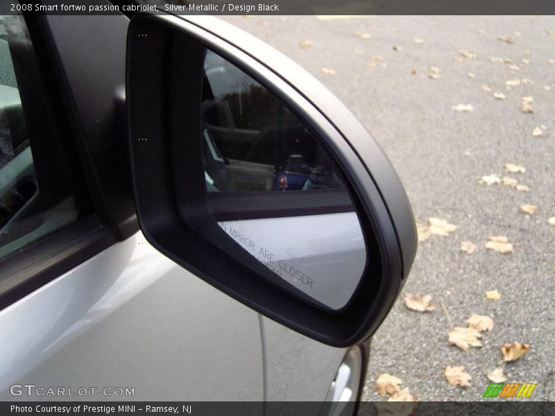 Silver Metallic / Design Black 2008 Smart fortwo passion cabriolet