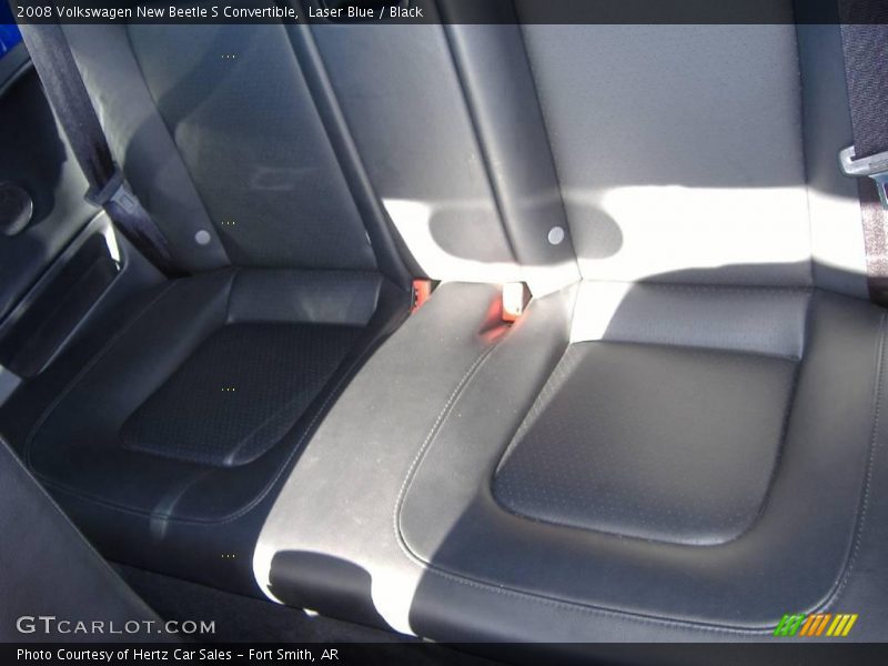 Laser Blue / Black 2008 Volkswagen New Beetle S Convertible