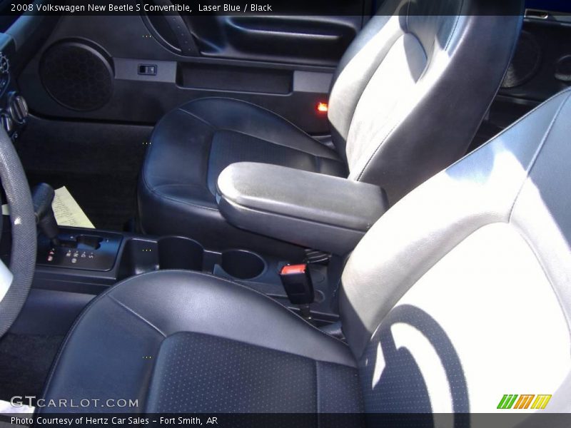 Laser Blue / Black 2008 Volkswagen New Beetle S Convertible