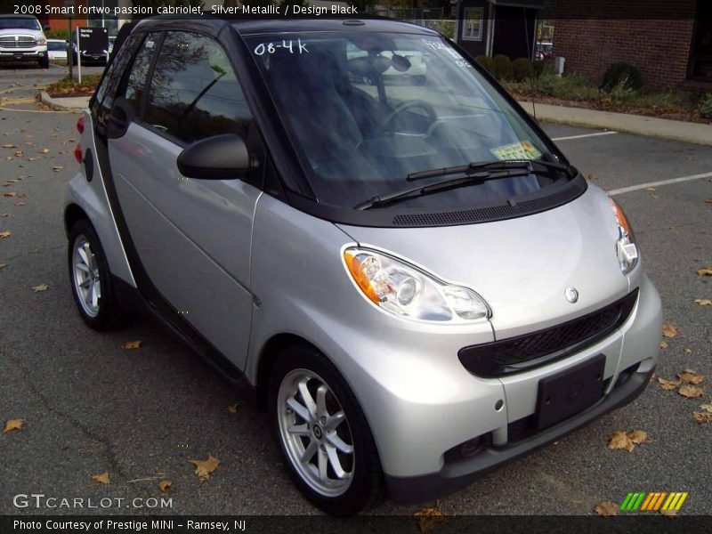 Silver Metallic / Design Black 2008 Smart fortwo passion cabriolet