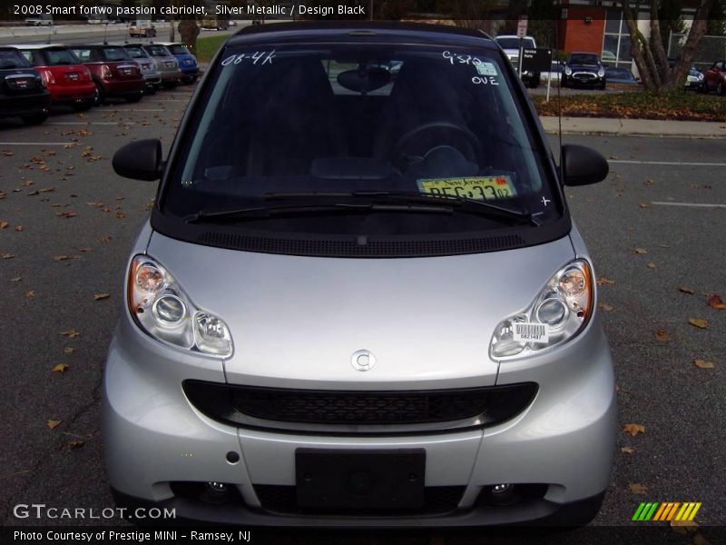 Silver Metallic / Design Black 2008 Smart fortwo passion cabriolet