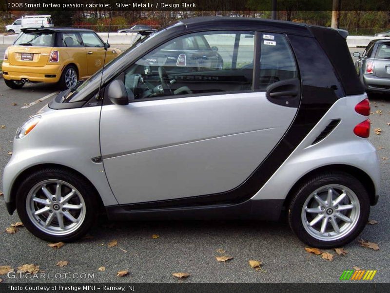 Silver Metallic / Design Black 2008 Smart fortwo passion cabriolet