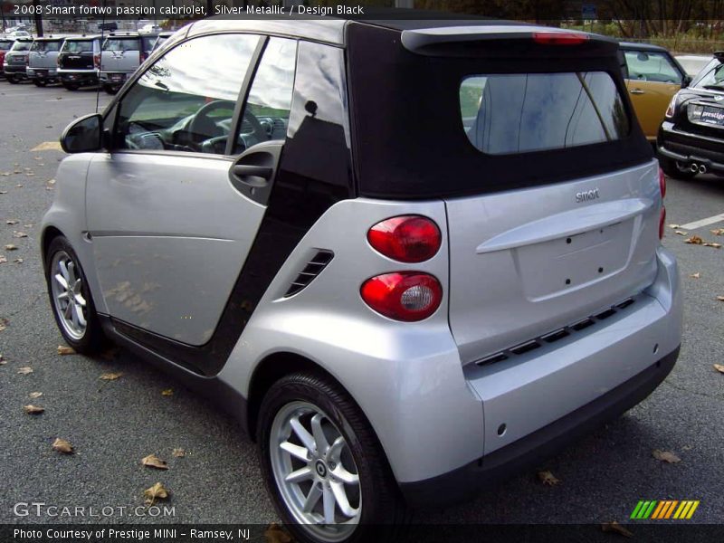 Silver Metallic / Design Black 2008 Smart fortwo passion cabriolet