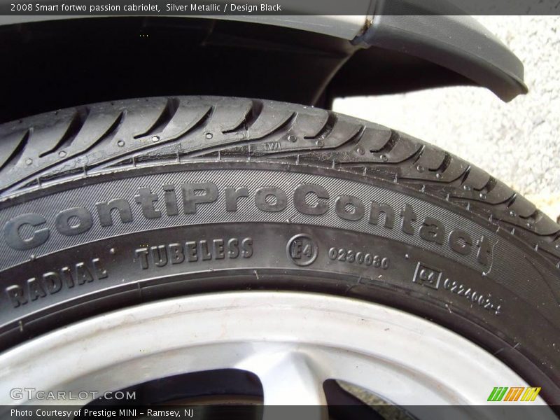 Silver Metallic / Design Black 2008 Smart fortwo passion cabriolet