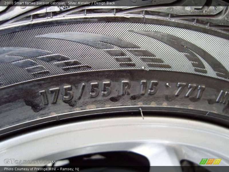 Silver Metallic / Design Black 2008 Smart fortwo passion cabriolet