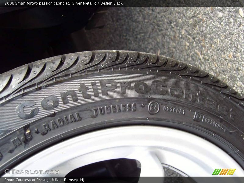 Silver Metallic / Design Black 2008 Smart fortwo passion cabriolet