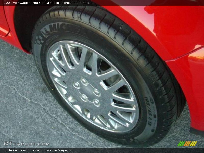 Tornado Red / Black 2003 Volkswagen Jetta GL TDI Sedan