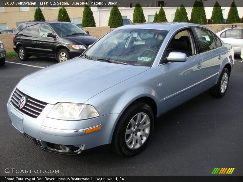 Blue Silver Metallic / Black 2003 Volkswagen Passat GLS Sedan