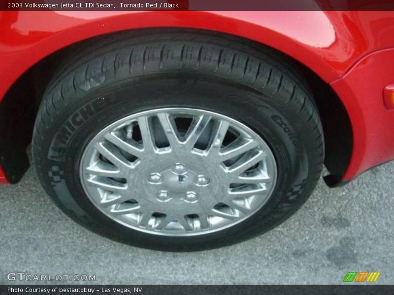 Tornado Red / Black 2003 Volkswagen Jetta GL TDI Sedan
