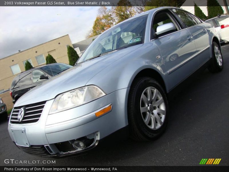 Blue Silver Metallic / Black 2003 Volkswagen Passat GLS Sedan