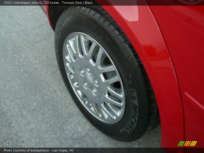 Tornado Red / Black 2003 Volkswagen Jetta GL TDI Sedan