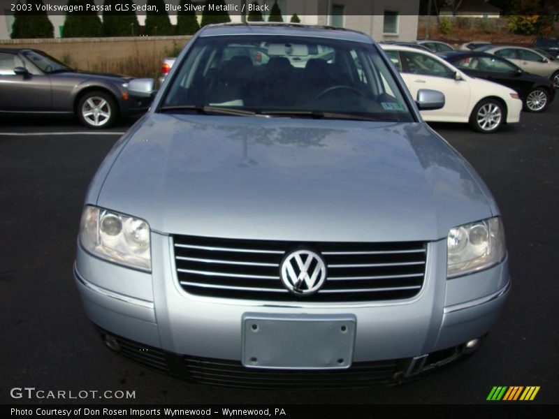 Blue Silver Metallic / Black 2003 Volkswagen Passat GLS Sedan