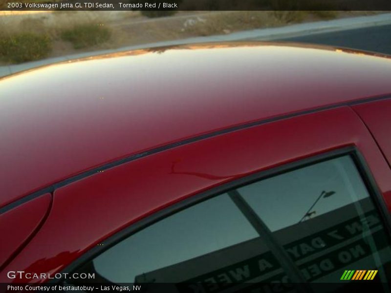 Tornado Red / Black 2003 Volkswagen Jetta GL TDI Sedan