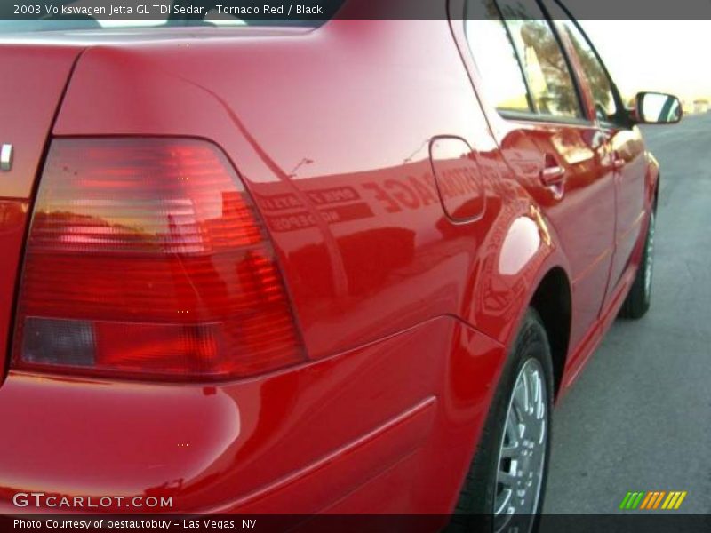 Tornado Red / Black 2003 Volkswagen Jetta GL TDI Sedan