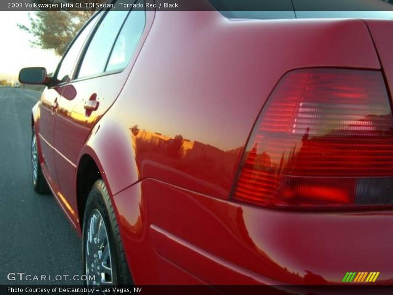 Tornado Red / Black 2003 Volkswagen Jetta GL TDI Sedan