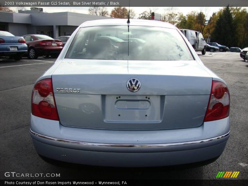 Blue Silver Metallic / Black 2003 Volkswagen Passat GLS Sedan