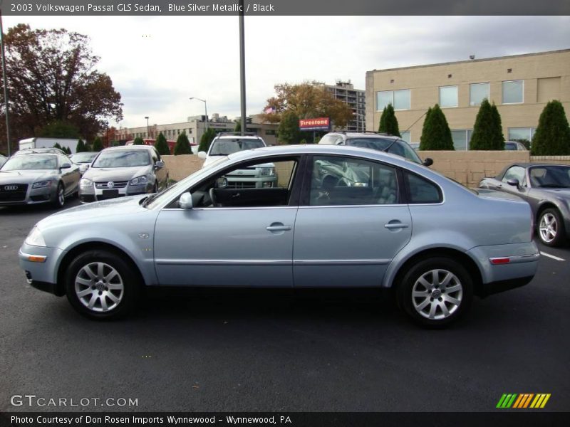 Blue Silver Metallic / Black 2003 Volkswagen Passat GLS Sedan