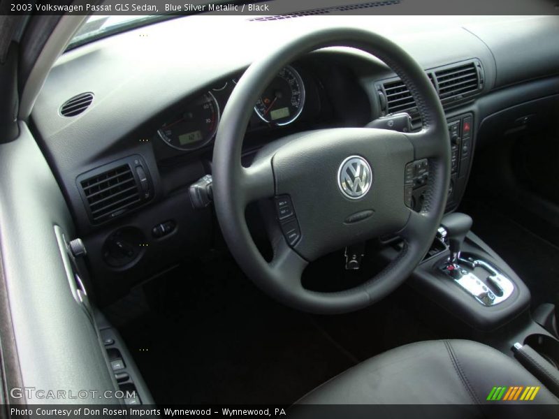 Blue Silver Metallic / Black 2003 Volkswagen Passat GLS Sedan