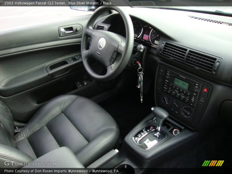 Blue Silver Metallic / Black 2003 Volkswagen Passat GLS Sedan