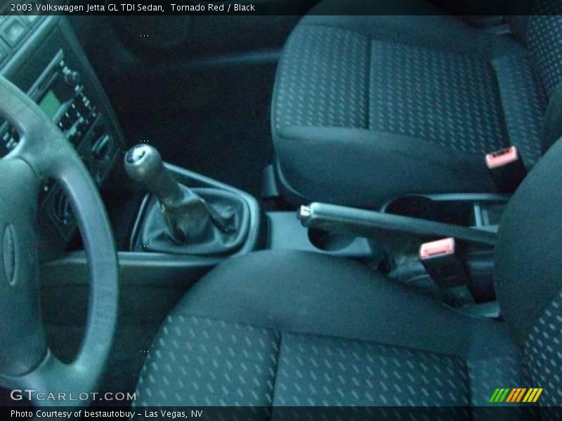 Tornado Red / Black 2003 Volkswagen Jetta GL TDI Sedan