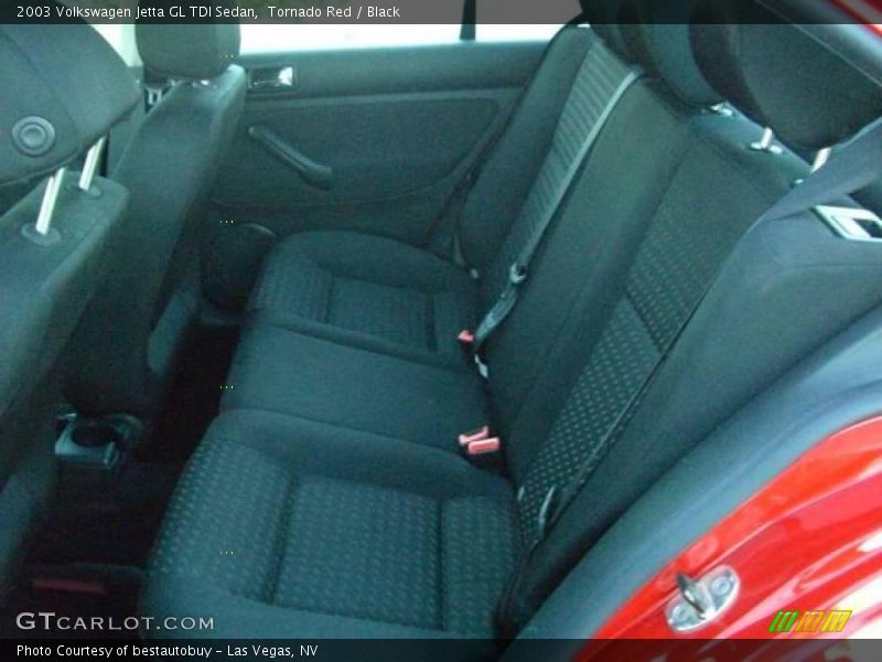 Tornado Red / Black 2003 Volkswagen Jetta GL TDI Sedan