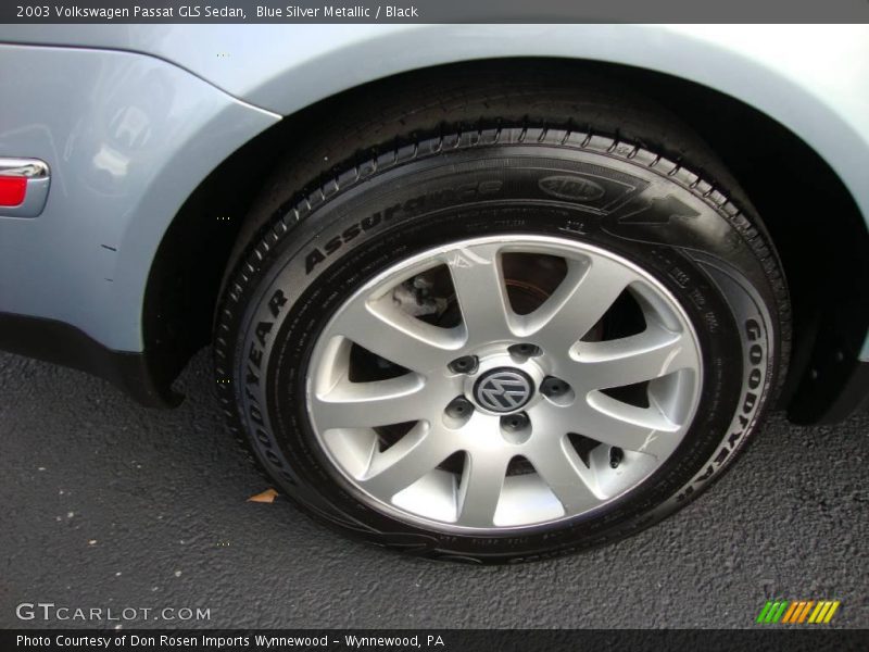 Blue Silver Metallic / Black 2003 Volkswagen Passat GLS Sedan