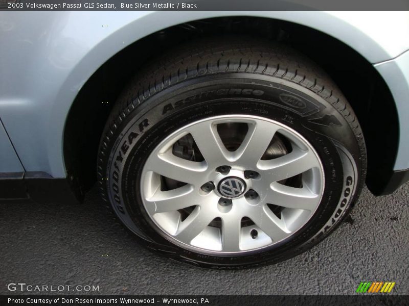Blue Silver Metallic / Black 2003 Volkswagen Passat GLS Sedan