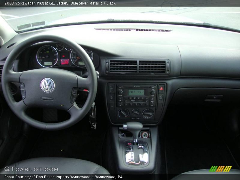 Blue Silver Metallic / Black 2003 Volkswagen Passat GLS Sedan