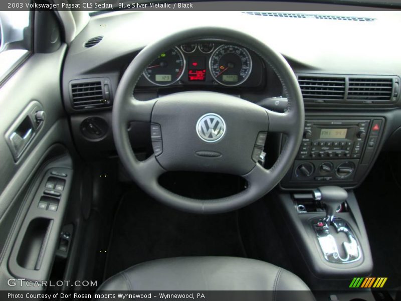 Blue Silver Metallic / Black 2003 Volkswagen Passat GLS Sedan