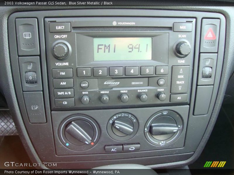 Blue Silver Metallic / Black 2003 Volkswagen Passat GLS Sedan