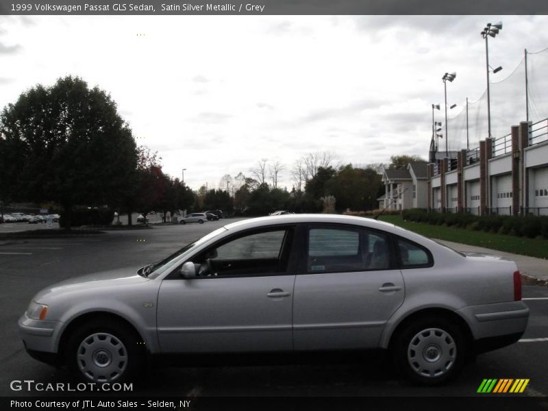 Satin Silver Metallic / Grey 1999 Volkswagen Passat GLS Sedan