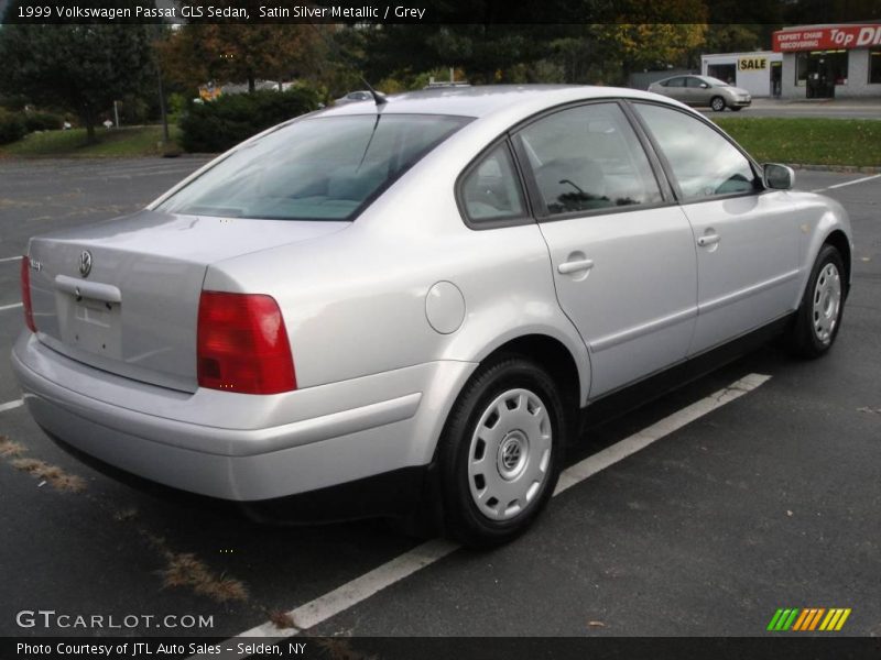 Satin Silver Metallic / Grey 1999 Volkswagen Passat GLS Sedan