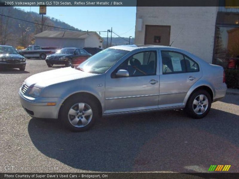 Reflex Silver Metallic / Black 2005 Volkswagen Jetta GLS TDI Sedan