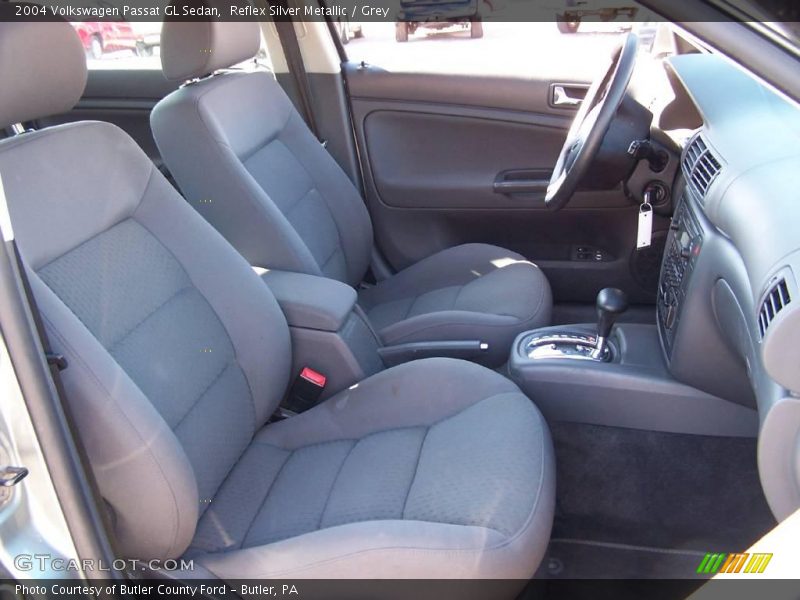 Reflex Silver Metallic / Grey 2004 Volkswagen Passat GL Sedan