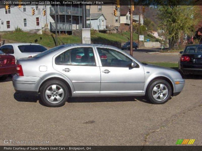 Reflex Silver Metallic / Black 2005 Volkswagen Jetta GLS TDI Sedan