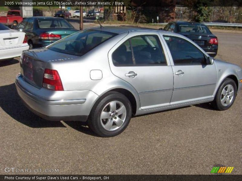 Reflex Silver Metallic / Black 2005 Volkswagen Jetta GLS TDI Sedan