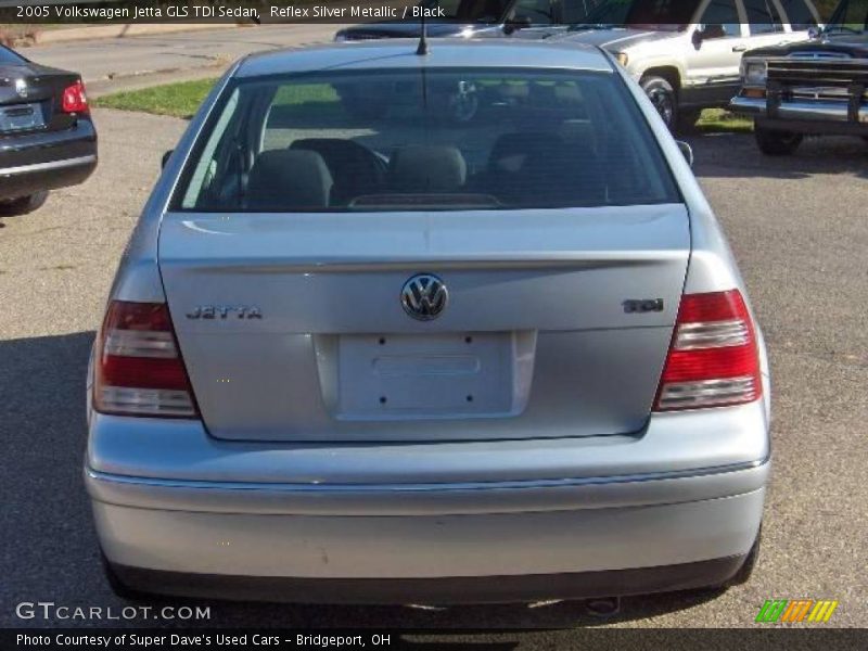 Reflex Silver Metallic / Black 2005 Volkswagen Jetta GLS TDI Sedan