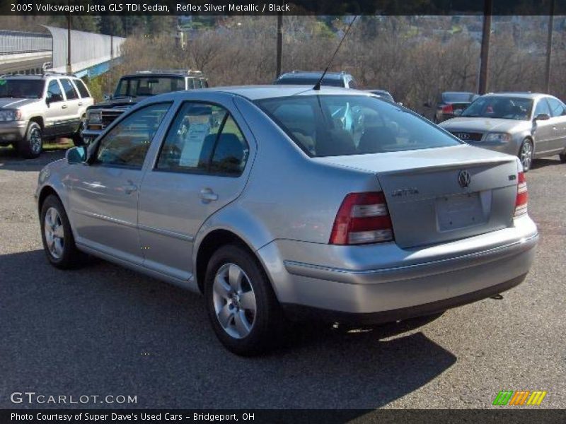 Reflex Silver Metallic / Black 2005 Volkswagen Jetta GLS TDI Sedan