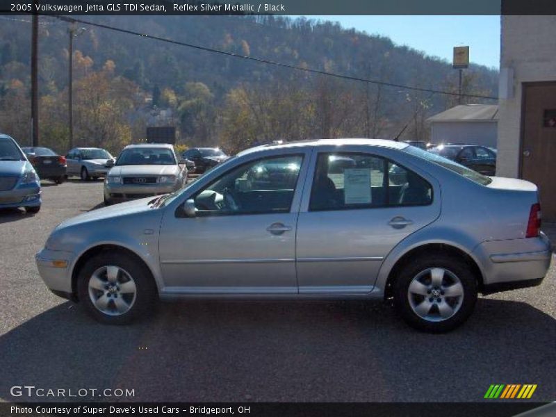 Reflex Silver Metallic / Black 2005 Volkswagen Jetta GLS TDI Sedan